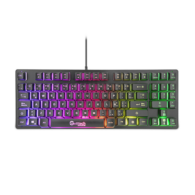Getttech GPK-ESMWR-G2 teclado Juego USB Negro