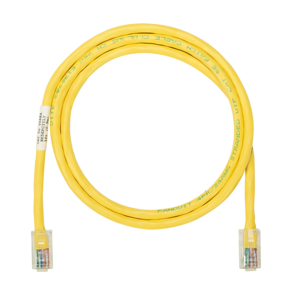 Panduit NK5EPC5YLY cable de red Amarillo 1.52 m Cat5e U/UTP (UTP)