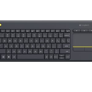 Logitech K400 Plus teclado Oficina RF inalámbrico Negro