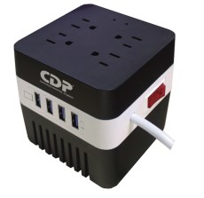 CDP RU AVR 604 unidad de distribución de energía (PDUs) 4 salidas AC 0U Negro, Blanco