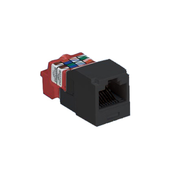 Panduit CJ5E88TBL conector RJ-45 Negro