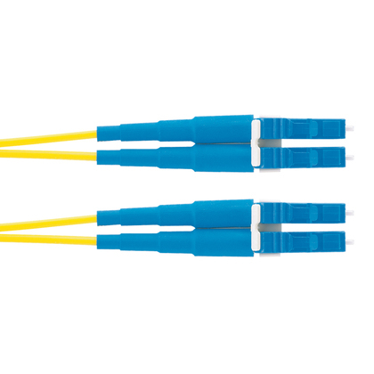 Panduit 1m OS2 LC Duplex cable InfiniBand y de fibra óptica Azul, Amarillo