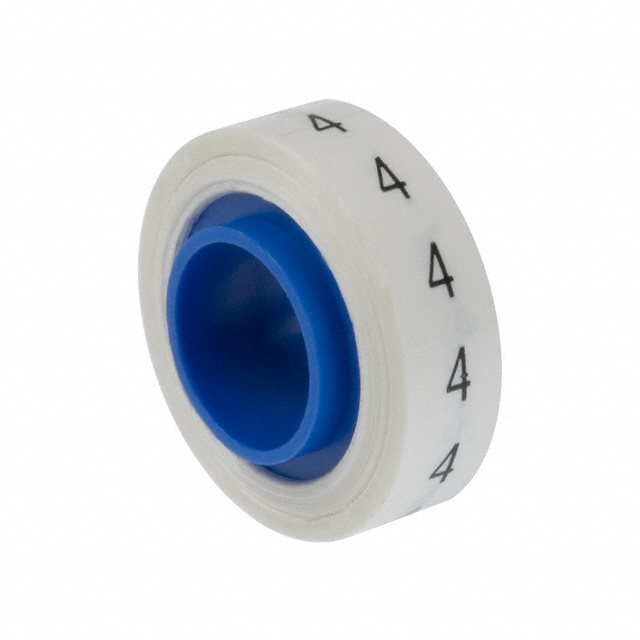 Panduit PMDR-4 soporte para manguito de identificación de conductores Negro, Blanco 1 pieza(s)