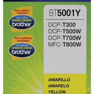 Brother BT5001Y cartucho de tinta 1 pieza(s) Original Extra (Súper) alto rendimiento Amarillo