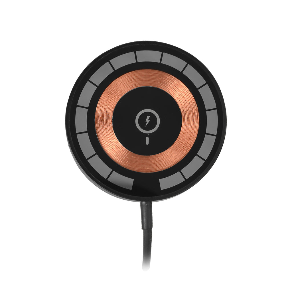 Perfect Choice PC-241041 cargador de dispositivo móvil Smartphone Negro USB Cargador inalámbrico Interior