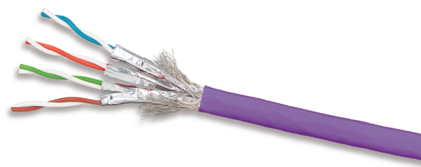 Siemon Cat.7A S/FTP LS0H 305m cable de red Violeta Cat7a S/FTP (S-STP)