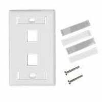 Belden AX102655 placa de pared o cubierta de interruptor Blanco