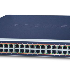 PLANET GS-4210-48P4S dispositivo de redes Gestionado L2/L4 Gigabit Ethernet (10/100/1000) Energía sobre Ethernet (PoE) 1U Azul