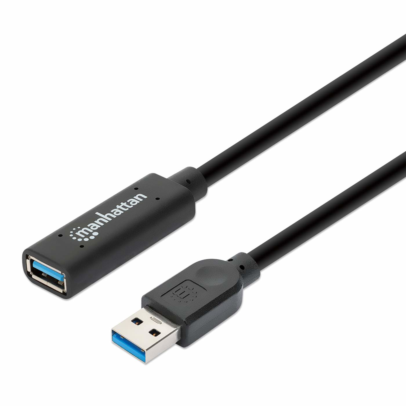 Manhattan 153737 cable USB USB 3.2 Gen 1 (3.1 Gen 1) 5 m USB A Negro