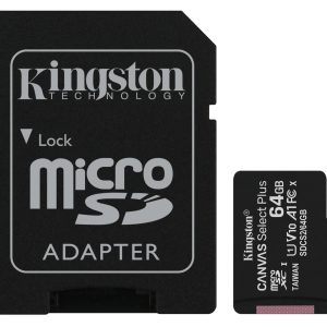 Kingston Technology Canvas Select Plus 64 GB MicroSDXC UHS-I Clase 10