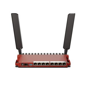 Mikrotik L009UiGS-2HaxD-IN router inalámbrico Gigabit Ethernet Banda única (2,4 GHz) Rojo