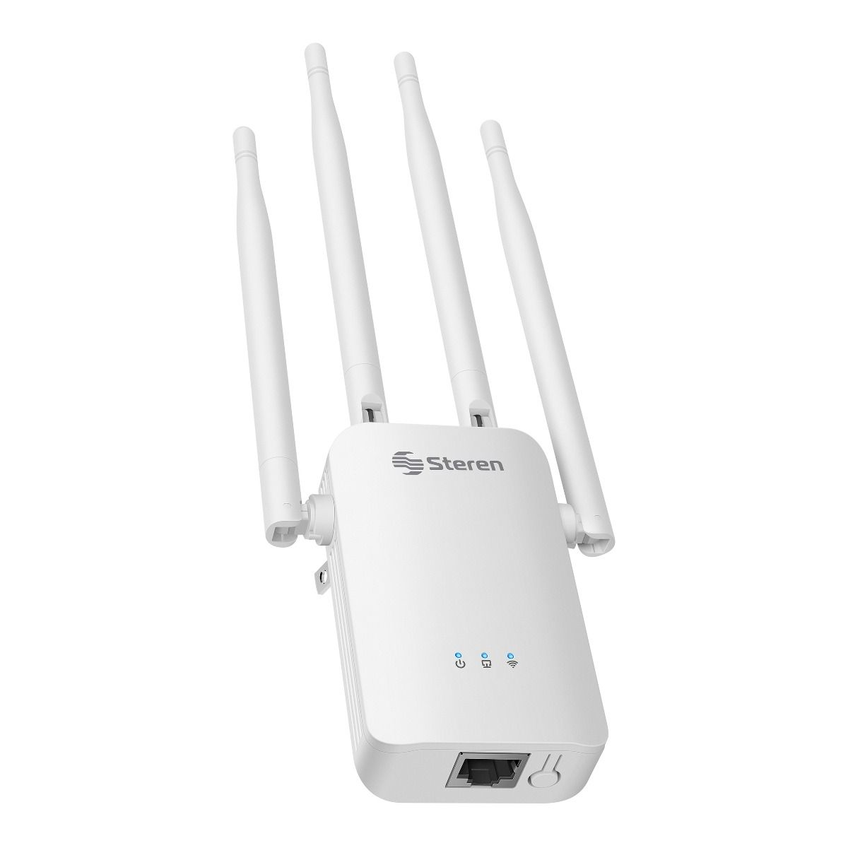 Steren COM-8100 router inalámbrico Ethernet Banda única (2,4 GHz) Blanco