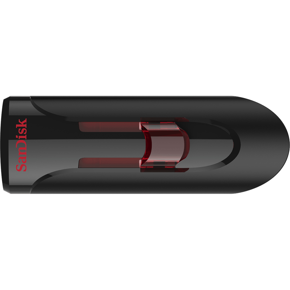 SanDisk UFM 32GB USB CRUZER GLIDE 3.0 unidad flash USB USB tipo A 3.2 Gen 1 (3.1 Gen 1) Negro, Rojo