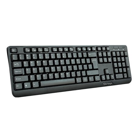 Vorago KB-102 teclado Universal USB Español Negro