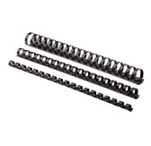 Fellowes Plastic Combs carpeta de cartón Negro