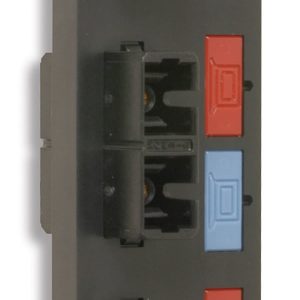 Siemon RIC-F-SC6-01 adaptador de fibra óptica SC 1 pieza(s) Negro, Azul, Rojo