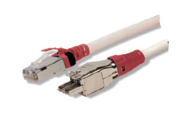 Siemon Cat6a 1m cable de red Blanco