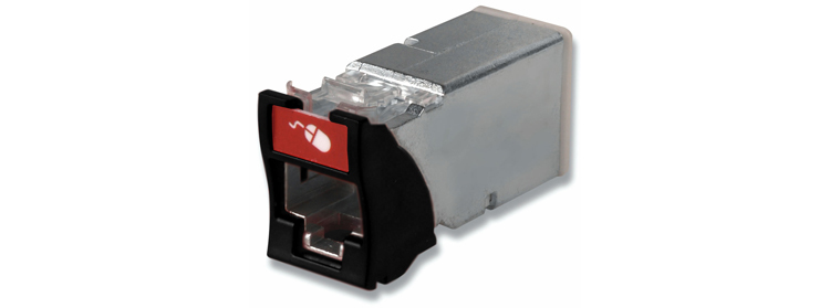 Siemon Z6A-S01 tomacorriente RJ-45 Negro