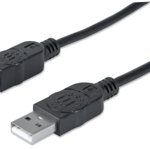 Manhattan USB A/USB B 1m cable USB USB 2.0 Negro