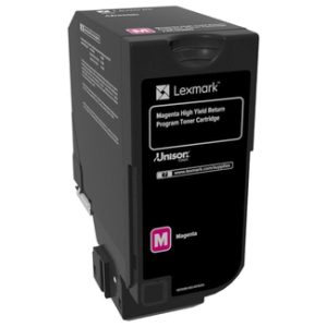 Lexmark 74C4HM0 cartucho de tóner 1 pieza(s) Original Magenta