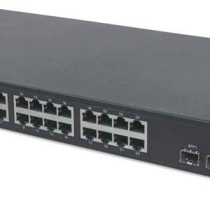Intellinet Switch de 24 Puertos Gigabit Ethernet con 2 puertos SFP