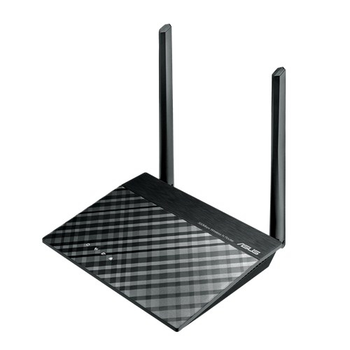 ASUS RT-N300 router inalámbrico Ethernet rápido Banda única (2,4 GHz) Negro