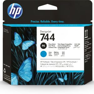 HP Cabezal de impresión DesignJet 744 negro fotográfico/cian