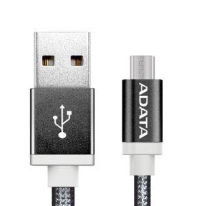 ADATA 1m, USB2.0-A/USB2.0 Micro-B cable USB USB A Micro-USB B Negro