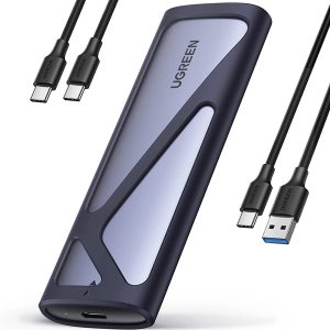 Ugreen 90264 caja para disco duro externo Carcasa para SSD Gris M.2