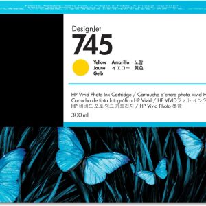 HP Cartucho de tinta DesignJet 745 de 300 ml amarillo