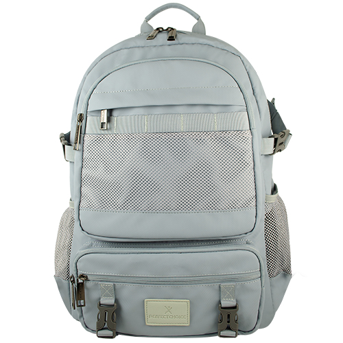 Perfect Choice PC-084235 maletín para laptop 43.2 cm (17") Mochila Negro, Gris