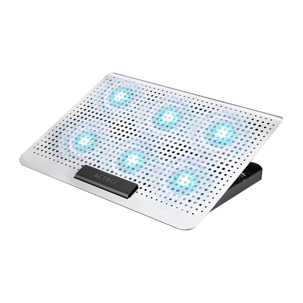 Acteck AC-936163 enfriador para laptop 40.6 cm (16") 2500 RPM Negro, Gris