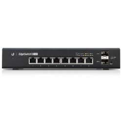 Ubiquiti EdgeSwitch 8 Gestionado Gigabit Ethernet (10/100/1000) Energía sobre Ethernet (PoE) Negro