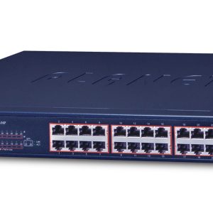 PLANET GSW-2620VHP dispositivo de redes No administrado Gigabit Ethernet (10/100/1000) Energía sobre Ethernet (PoE) 1U Azul