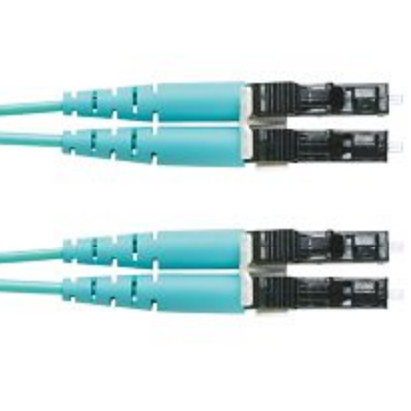 Panduit FZ2ERLNLNSNM009 cable InfiniBand y de fibra óptica 9 m LC OFNR Color aguamarina