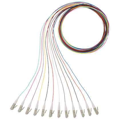 Panduit NKFPX1BN1NKM001 cable InfiniBand y de fibra óptica 1 m LC Pigtail Color aguamarina, Azul