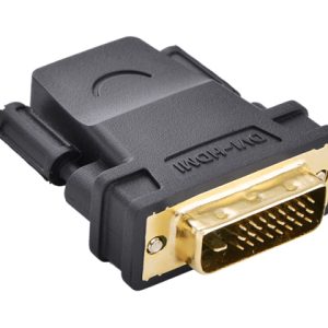 Ugreen 20124 cambiadores de género de cables HDMI DVI Negro, Oro