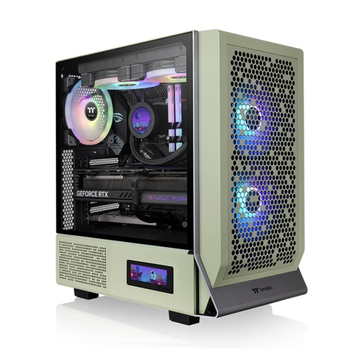 Thermaltake Ceres 300 TG Midi Tower Verde