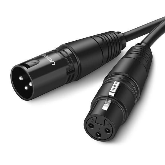 Ugreen 20714 cable de audio 10 m XLR Negro