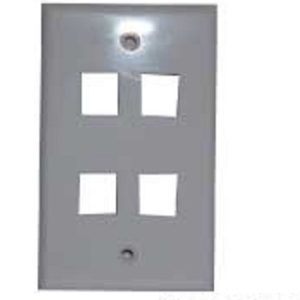 X-Case ACCREDFA04 placa de pared o cubierta de interruptor Gris