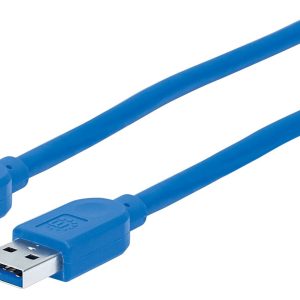 Manhattan 354295 cable USB USB 3.2 Gen 1 (3.1 Gen 1) 1.8 m USB 3.0 Type-A Azul