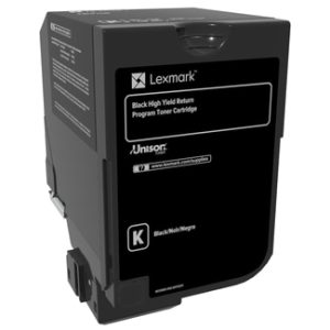 Lexmark 74C4HK0 cartucho de tóner 1 pieza(s) Original Negro