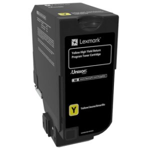 Lexmark 74C4HY0 cartucho de tóner 1 pieza(s) Original Amarillo