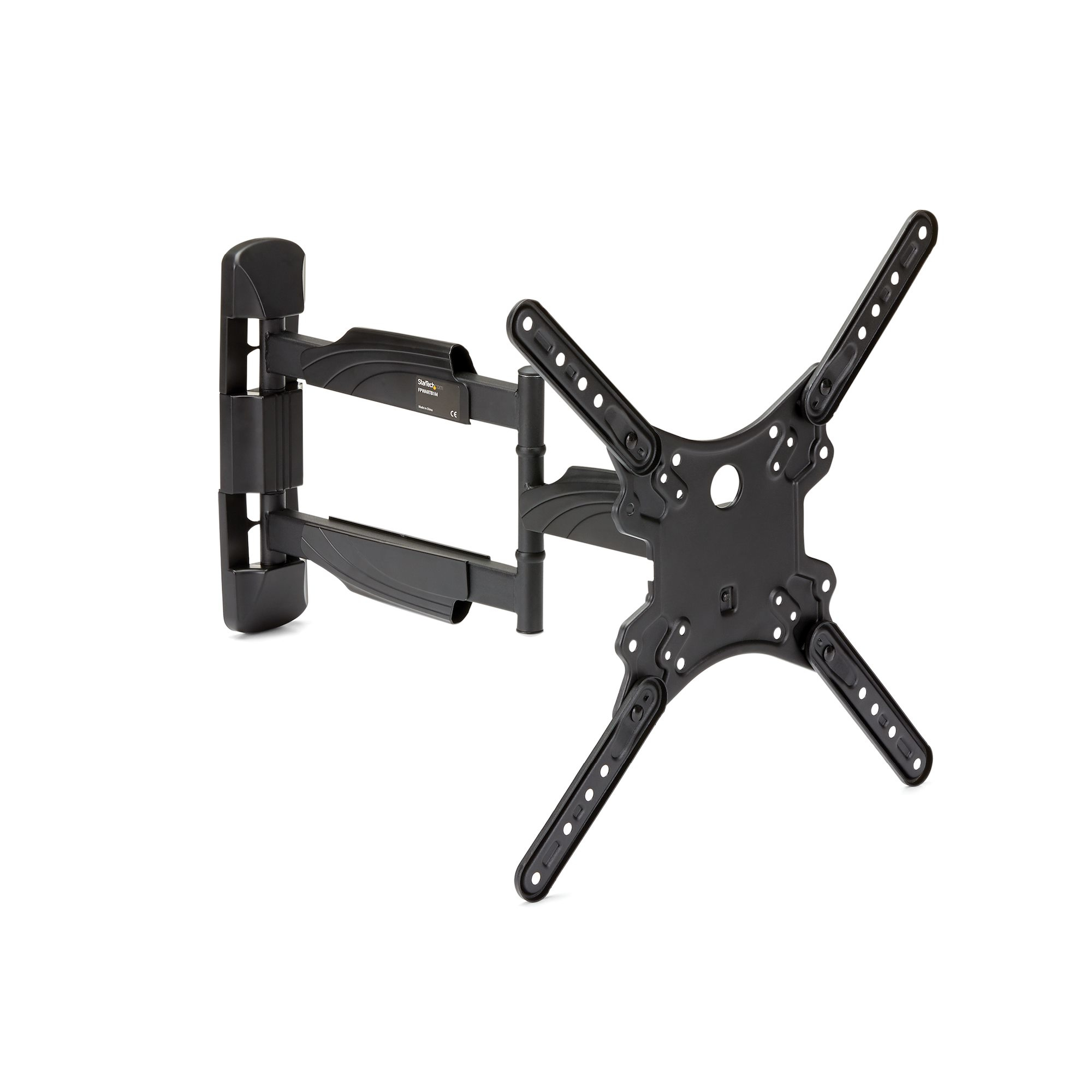 StarTech.com Soporte de Pared para TV de Movimiento Completo - Pantallas VESA de 32"-55" (35kg) - Soporte Universal para Pantalla Plana de Perfil Bajo - Brazo Articulado Resistente Ajustable en Inclinación/Giro