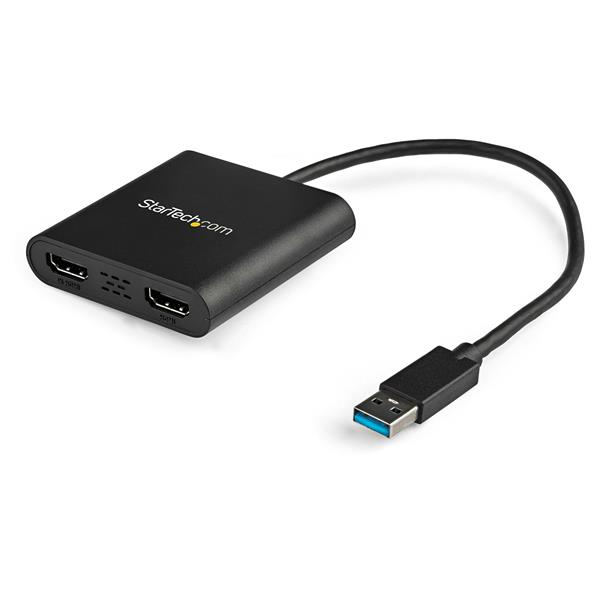 StarTech.com Adaptador USB 3.0 a 2 Puertos HDMI 4K 30Hz
