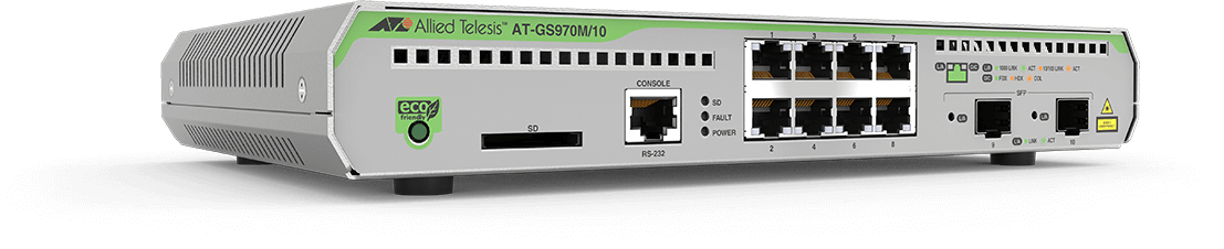 Allied Telesis GS970M/10 Gestionado L3 Gigabit Ethernet (10/100/1000) Gris
