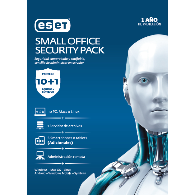 ESET TMESET-067 software de seguridad Seguridad antivirus Base Español 10 licencia(s) 1 Año(s)