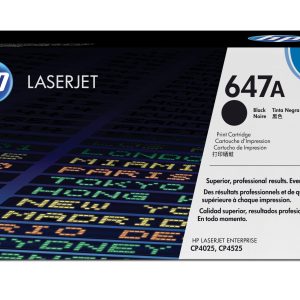 HP Cartucho de tóner original LaserJet 647A negro
