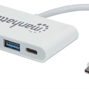 Manhattan Hub de 3 puertos USB 3.2 Gen 1 con Power Delivery