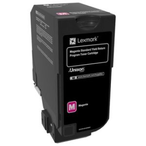 Lexmark 74C4SM0 cartucho de tóner 1 pieza(s) Original Magenta